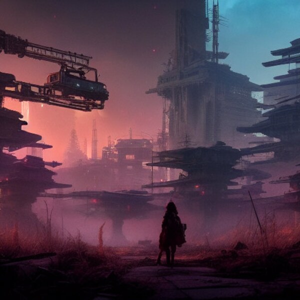 Post Apocalyptic Deserted Planet