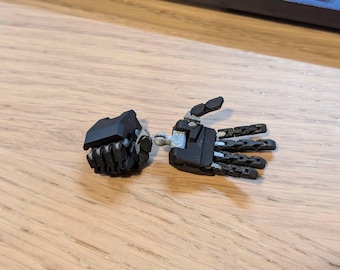 1/60 PGU RX.78.2 Mecha Hand Full Movement Joints, 3D Printed