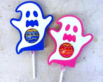 Porta paletas fantasmales espeluznantes: regalos para la fiesta de Halloween