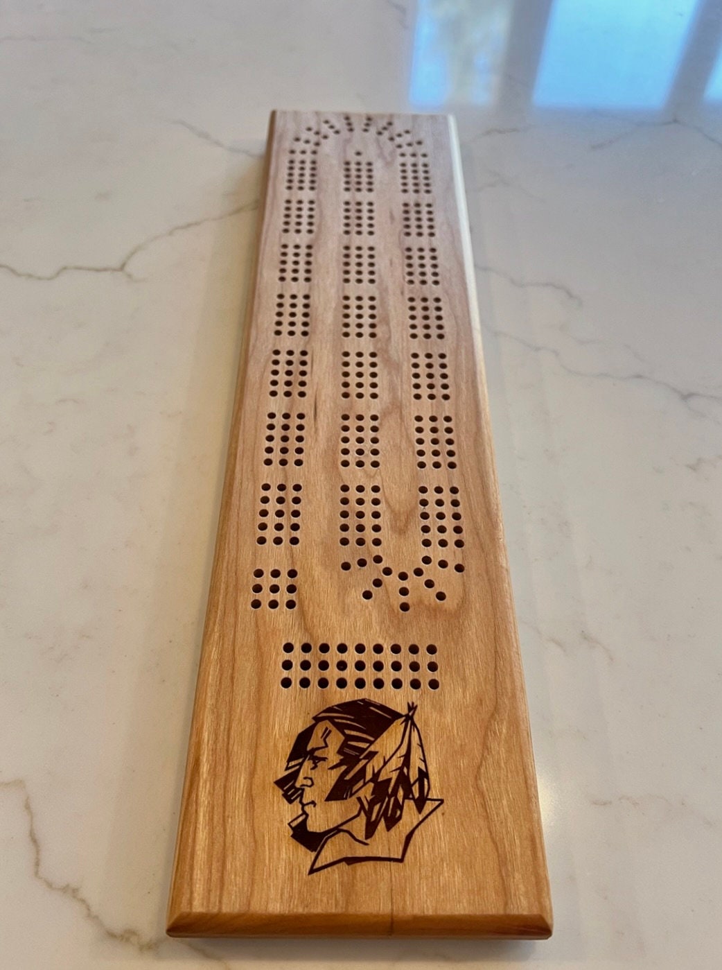 Personalized Cribbage Board with Peg Storage • Custom Cribbage Board • Board Game • Card Game • Family Game Night • Cribbage Game