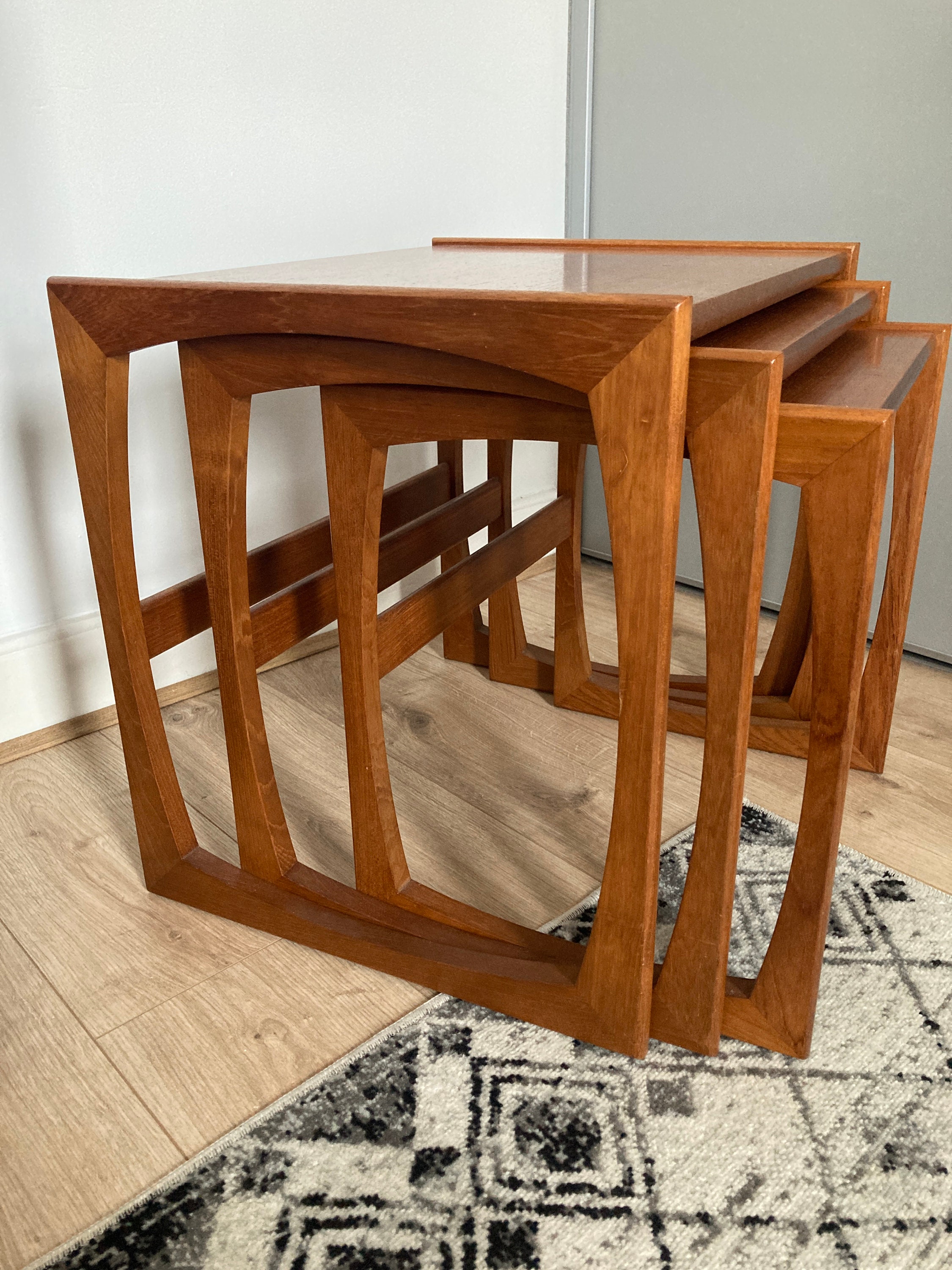 G Plan Nest of Coffee Tables.retro Side Tables.vintage G Plan Tables