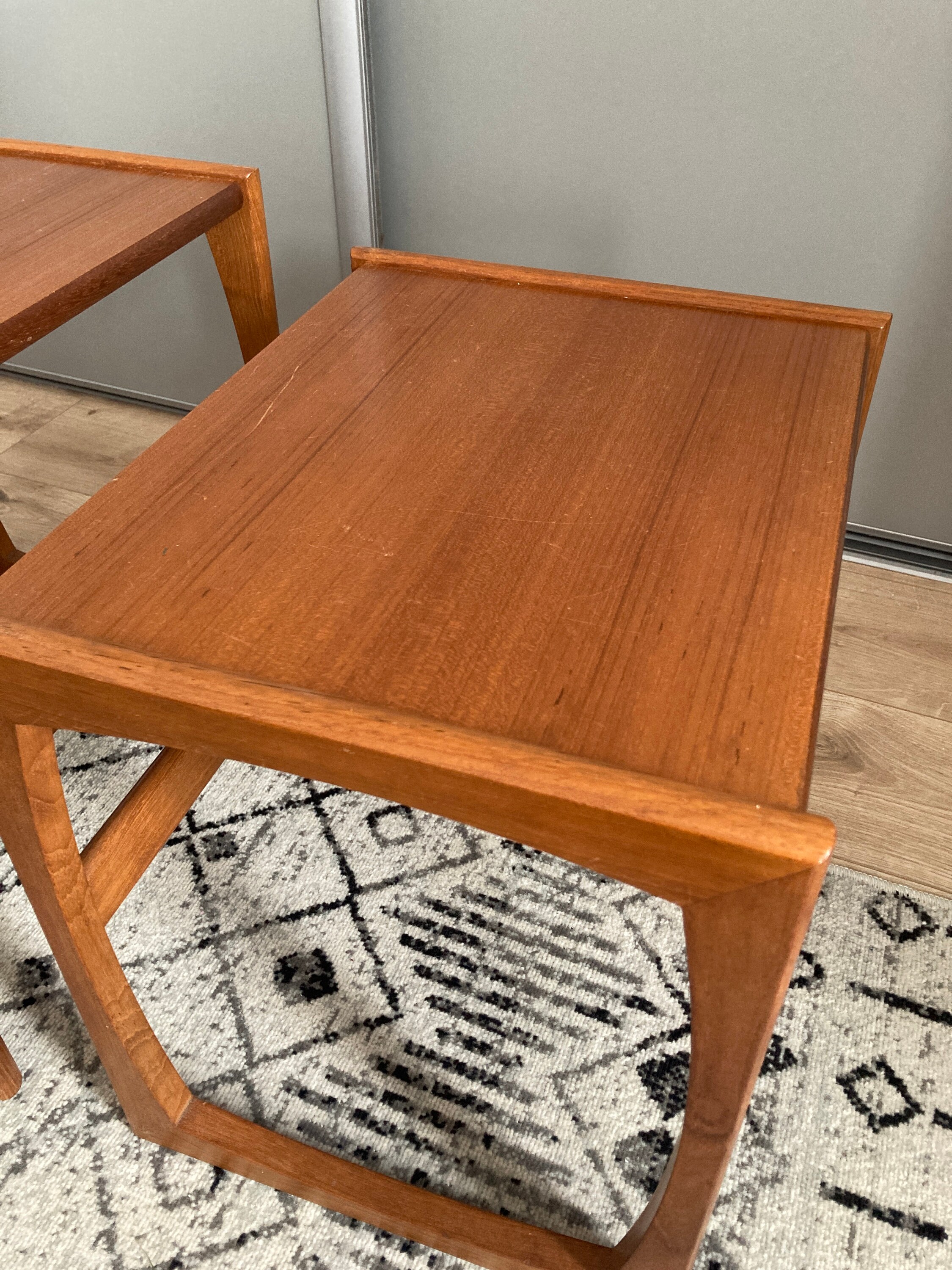 G Plan Nest of Coffee Tables.retro Side Tables.vintage G Plan Tables