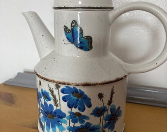 Stonehenge Midwinter Spring tea pot,coffee pot,vintage,retro pottery tea pot,English ceramics