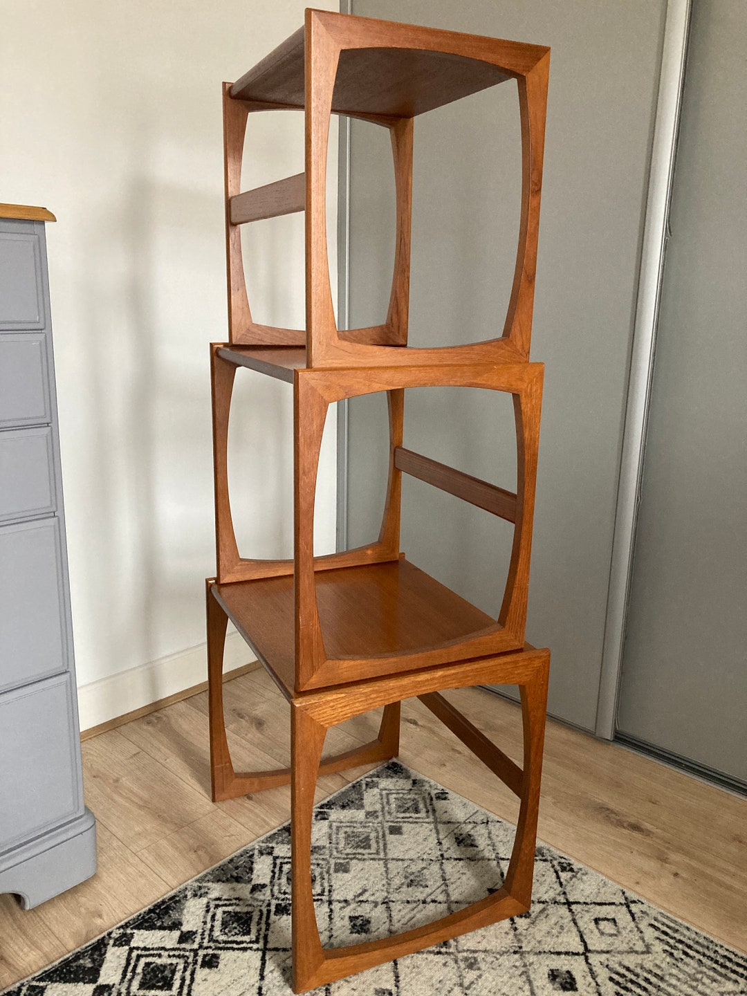 G Plan Nest of Coffee Tables.retro Side Tables.vintage G Plan Tables