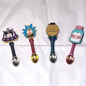 Custom Super cute medium spoons for condiments, Glitter, Mica powder etc.