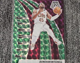 Mosaïque Panini 2023-24 - Mosaïque verte Elevate Prizm #20 Donovan Mitchell