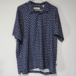 Tommy Bahama The Bahama Coast Islandzone Polo Herr Stor Marinblå Segelbåt bild 1