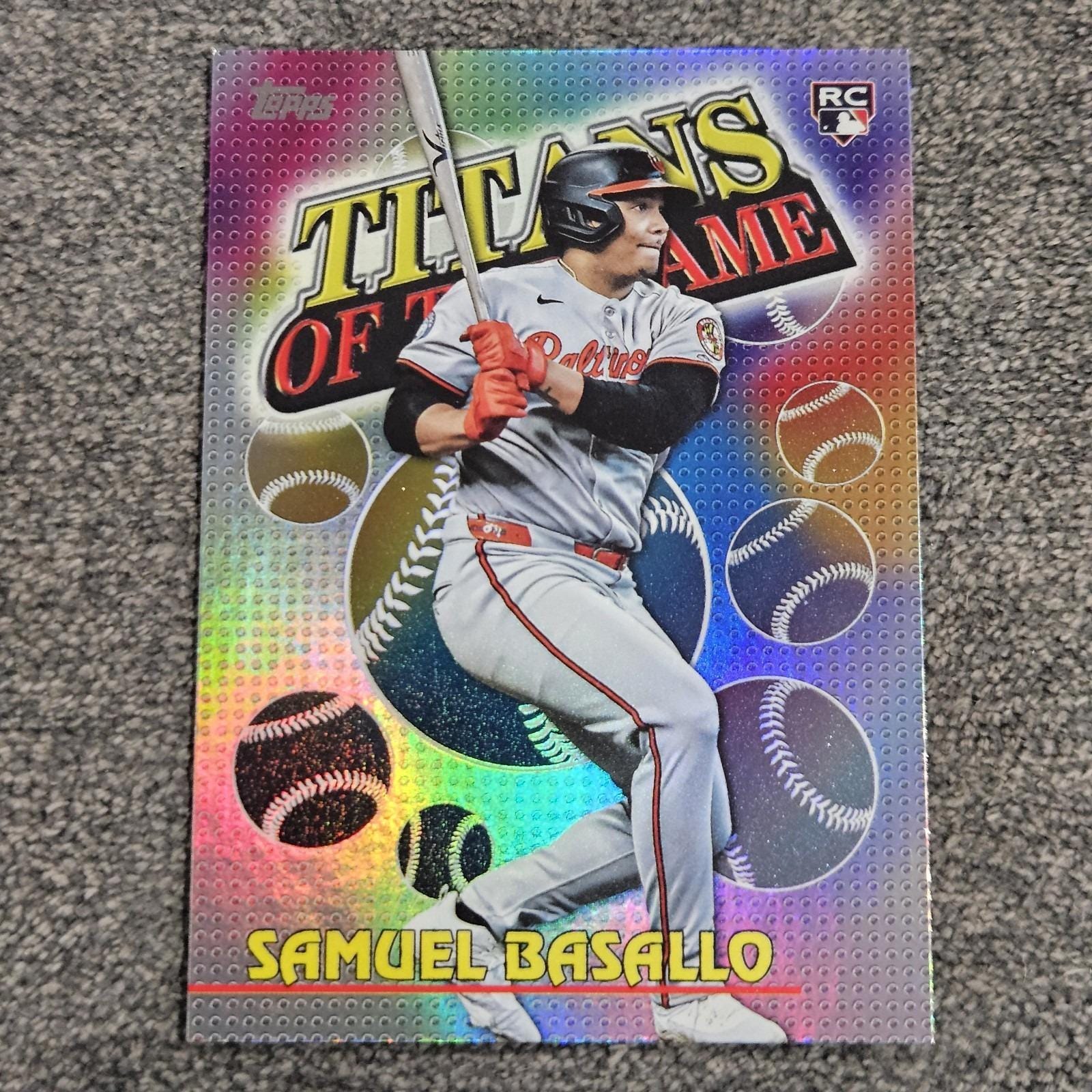2026 Topps Series 1 Samuel Basallo RC #TOG-10 Titans of the Game 