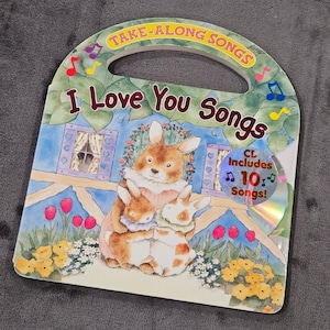 Take-Along Songs I Love You Songs Book with CD Music Childrens Kids