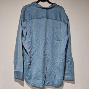 Tommy Bahama Tahitian Twill LS Shirt Mambo Blau Langarm Button Down Herren 2XLB Bild 2