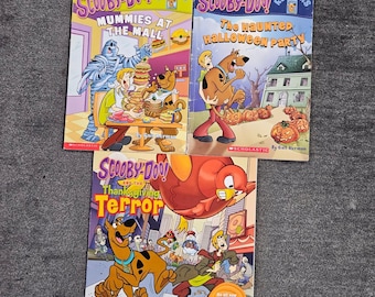 Scooby-Doo Lote de 3 momias en el centro comercial Terror de Halloween y Acción de Gracias