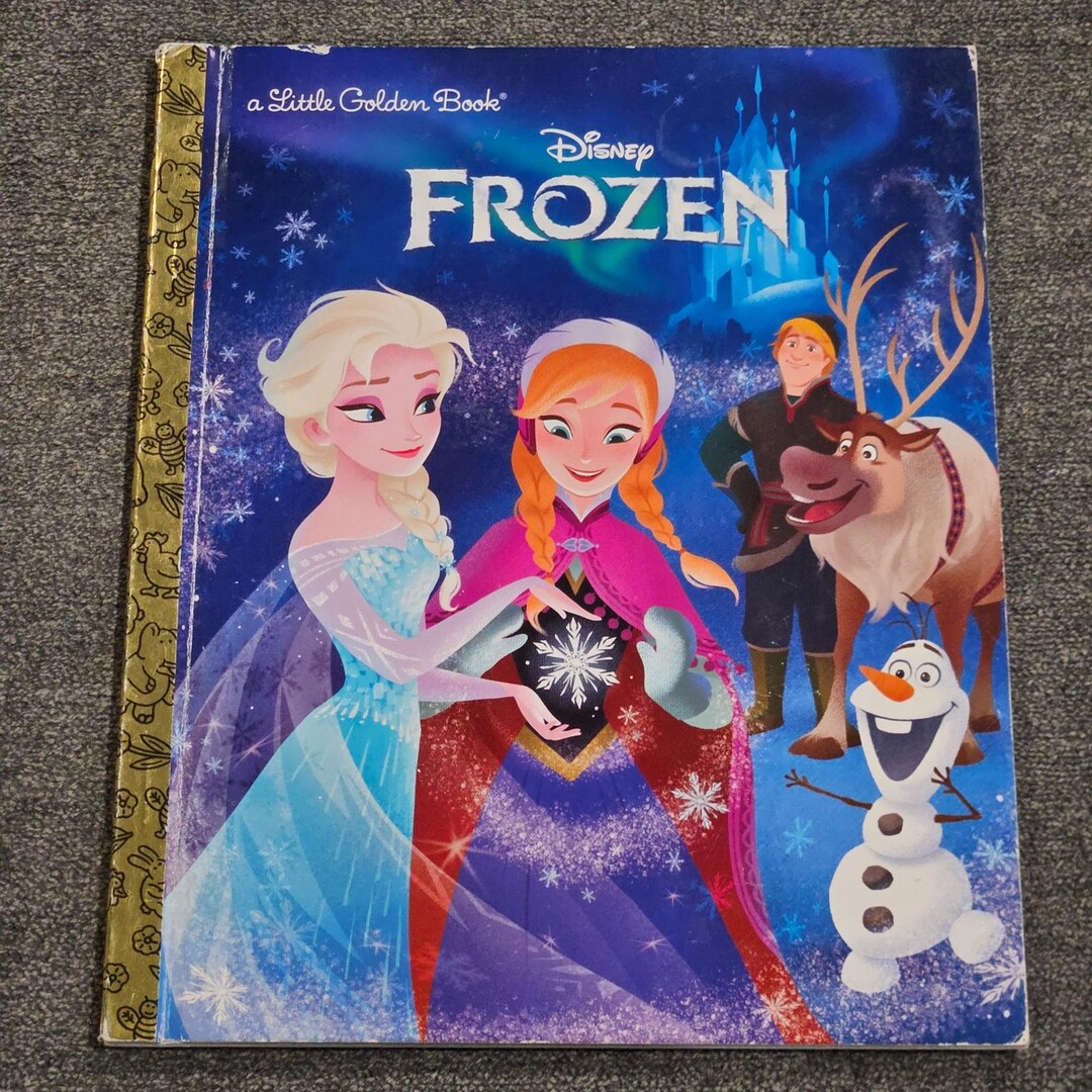 洋書 Disney Frozen a Little Golden Book Disney Frozen Little Golden Book Hardcover by Victoria Saxon 2015