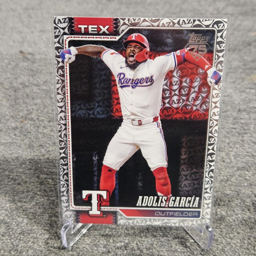 Adolis Garcia 2026 Topps Spring Training Parallel SP #318 Rangers