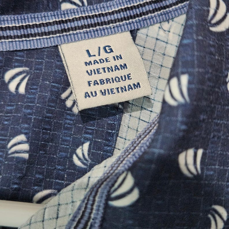 Tommy Bahama The Bahama Coast Islandzone Polo Herr Stor Marinblå Segelbåt bild 4