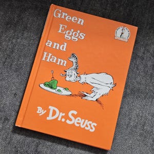 Dr. Seuss Green Eggs & Ham Hardcover 1988Random House Anfängerbuch