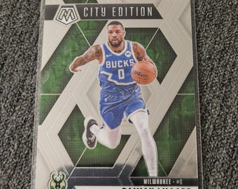 Panini Mosaic 2024-25 - Edição Cidade Damian Lillard #285 Milwaukee Bucks