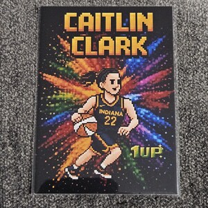 Caitlin Clark CUSTOM 8-Bit basketbalkaart Indiana Fever