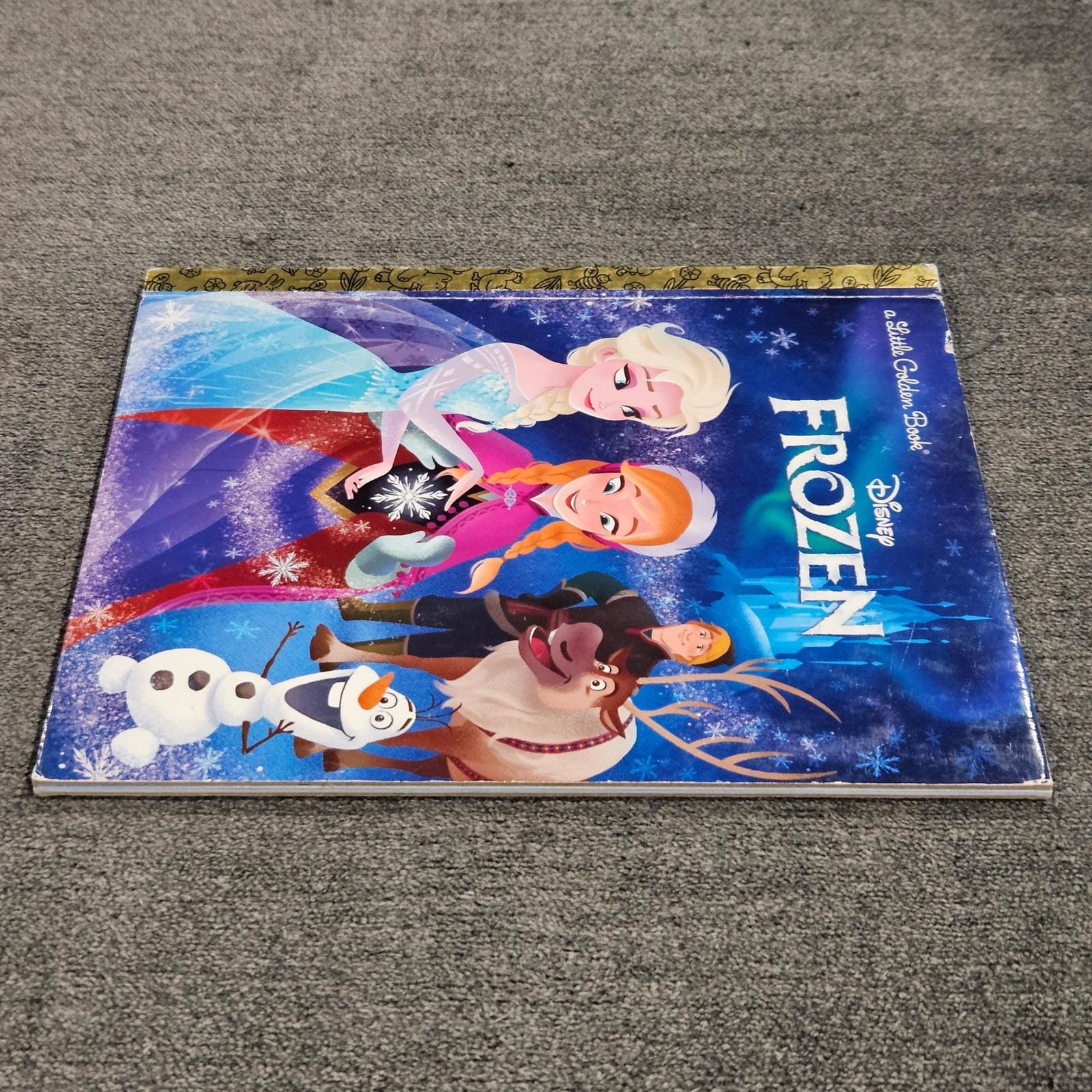 Disney Frozen Little Golden Book Hardcover by Victoria Saxon 2015