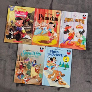 Disney Wonderful World of Reading Classics Childrens Books Lot of 5