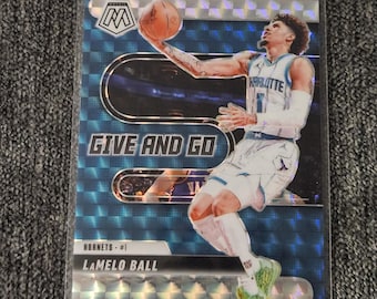 2024-25 Panini Mosaic - Dar y llevar Bola LaMelo n.° 13 Mosaic Prizm