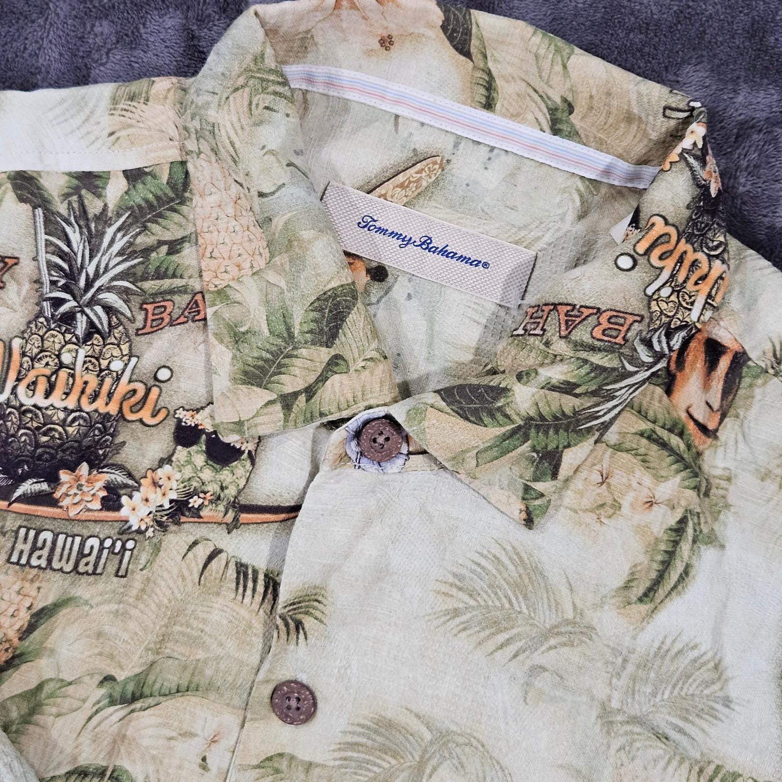 Tommy Bahama Vintage Silk Hawaiian Shirt - Etsy