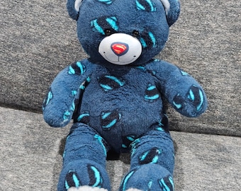 Bauen Sie einen Bären 18 "SUPERmann aus Stahl BAB Plüsch Teddybär Blau