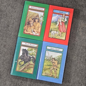 The Children&#39;s Classics Lot Of 4 Books: Robin Hood, Black Beauty... Hardback
