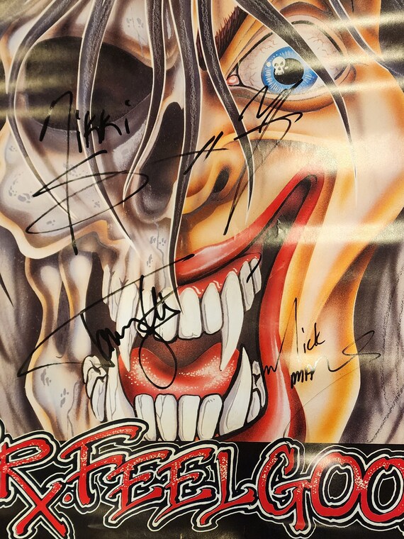 Motley Crue Signed Dr Feelgood Poster - Etsy