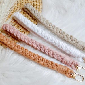 Braided Macramé Wristlet | Boho Wristlet | Perfect gift |