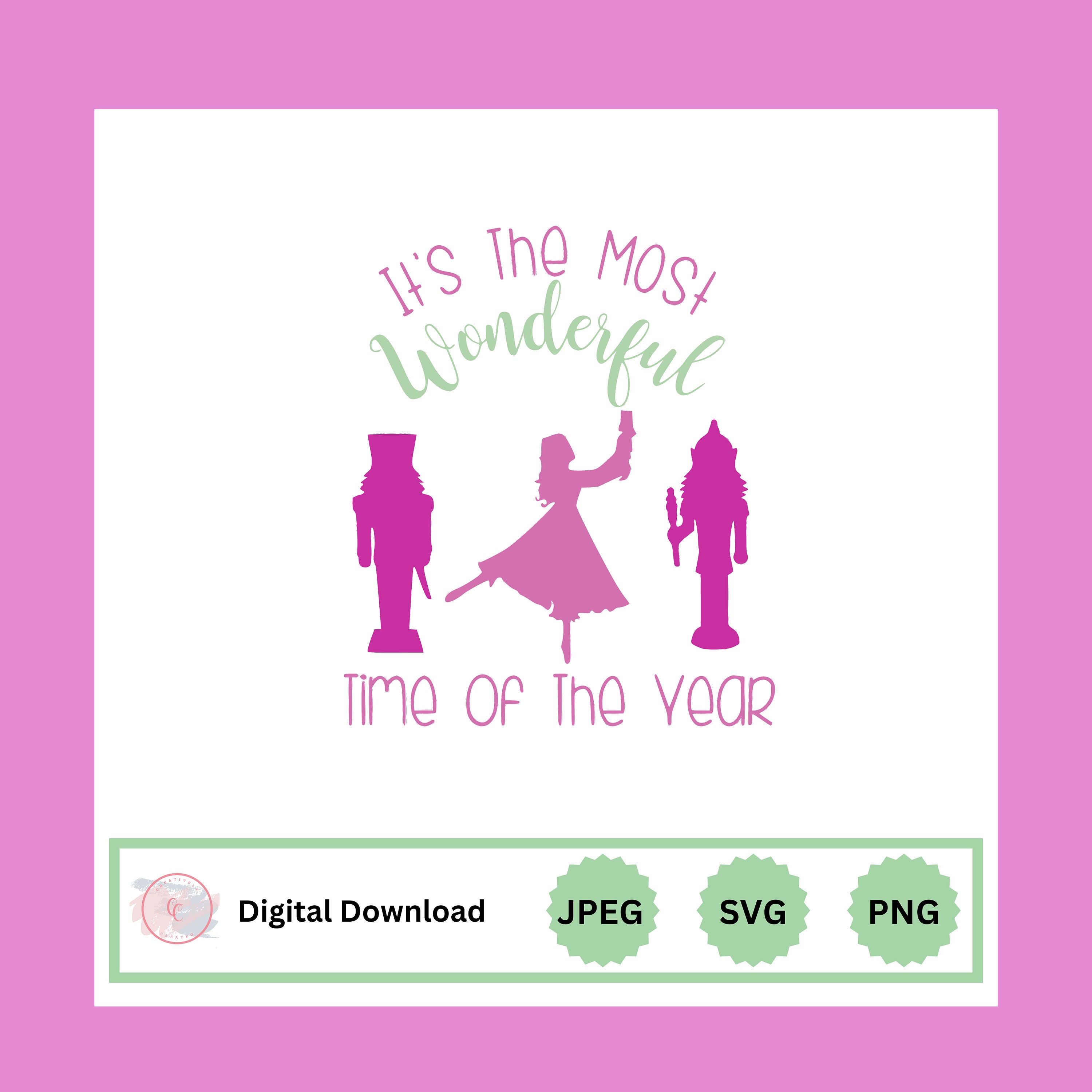 Enchanting Nutcracker Ballet SVG Cut File for Cricut or Silhouette