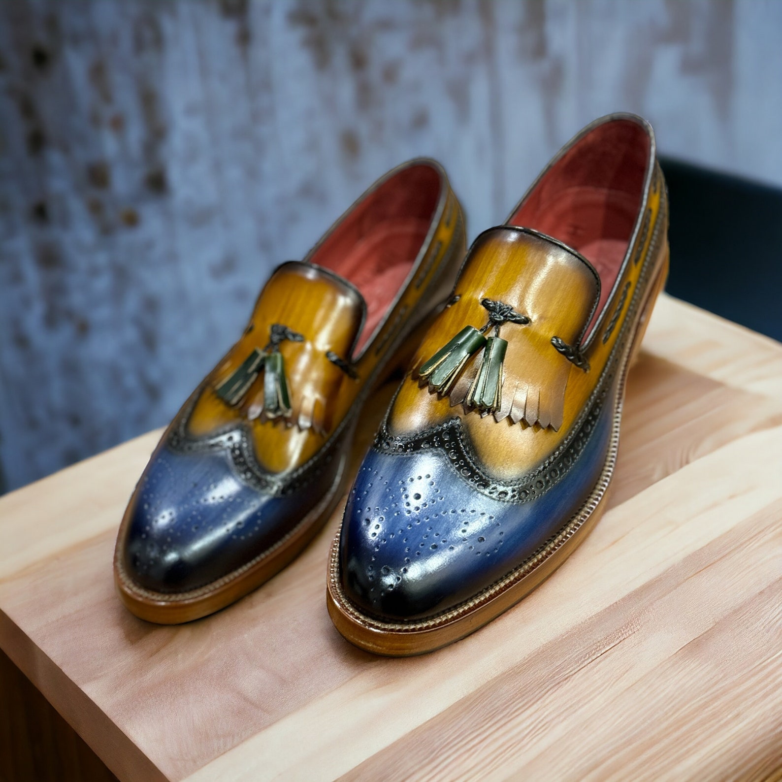 Custom Patina, Handmade Leather Shoes, Mens Dress Shoes, Leather Shoes ...
