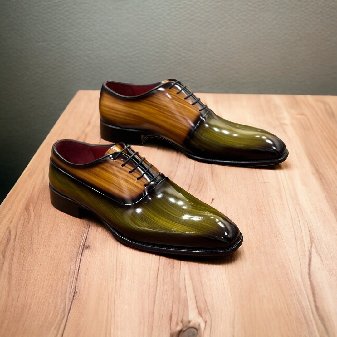 custom leather dude shoes