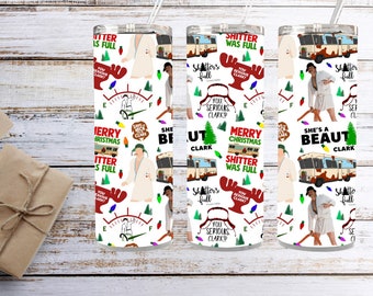 Cousin Eddie Christmas Vacation Skinny Tumbler Design