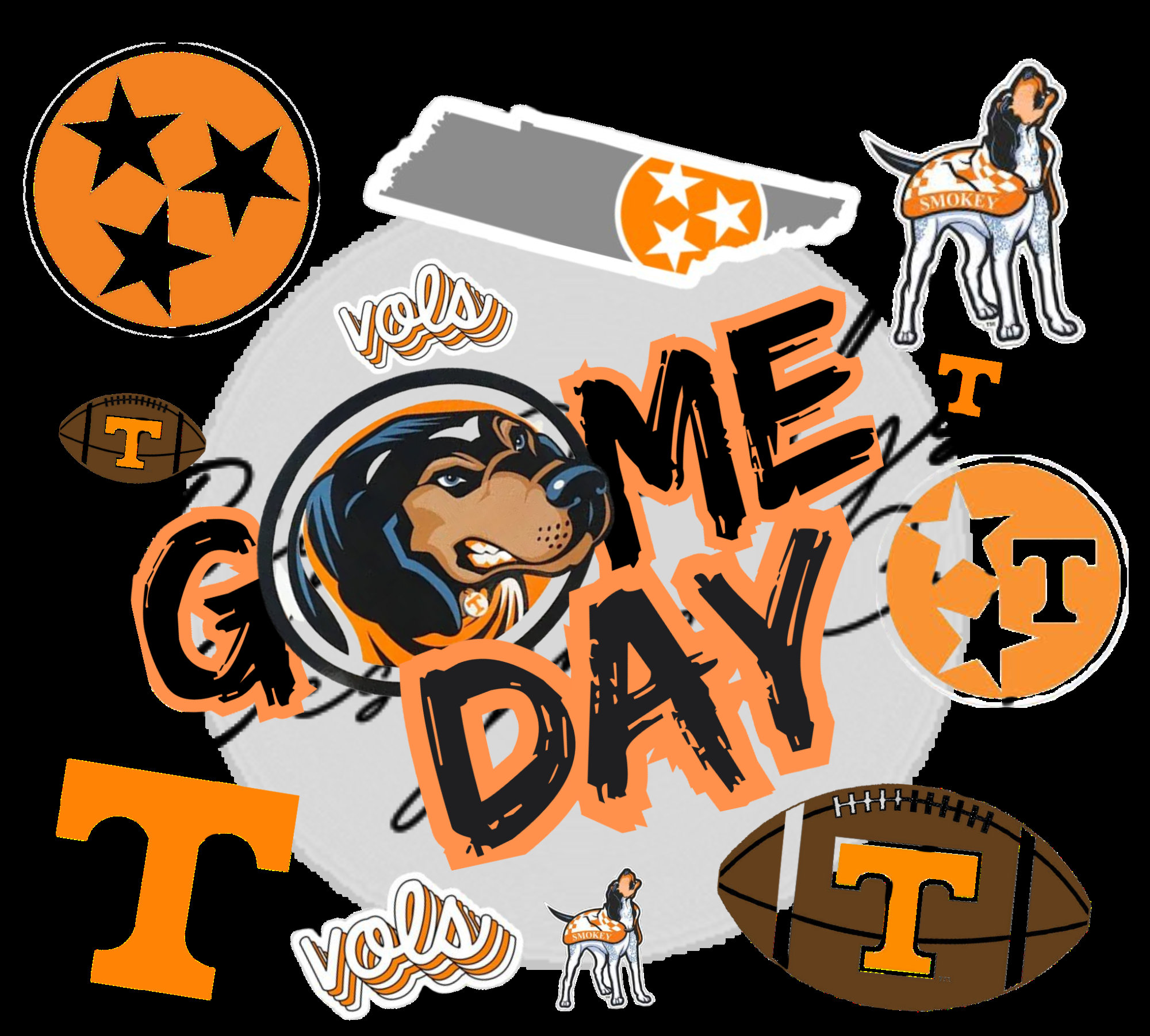 Tennessee Vols Game Day Skinny Tumbler Designs Etsy