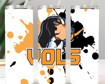 Tennessee Vols Skinny Tumbler Designs