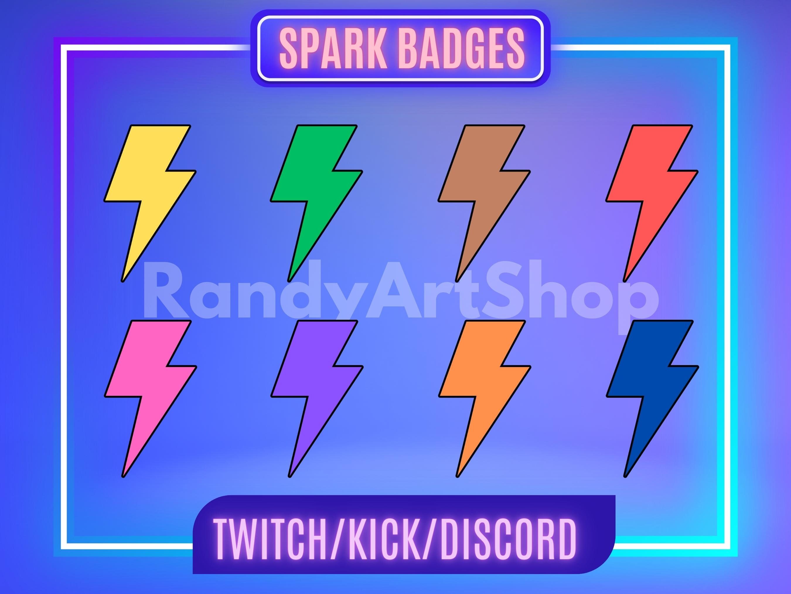 Obtain The Lightning Thunder Set Of 8 Sub/Bit Twitch Badges With Instant Download. It's Your Twitch Lightning Badge Collection.
