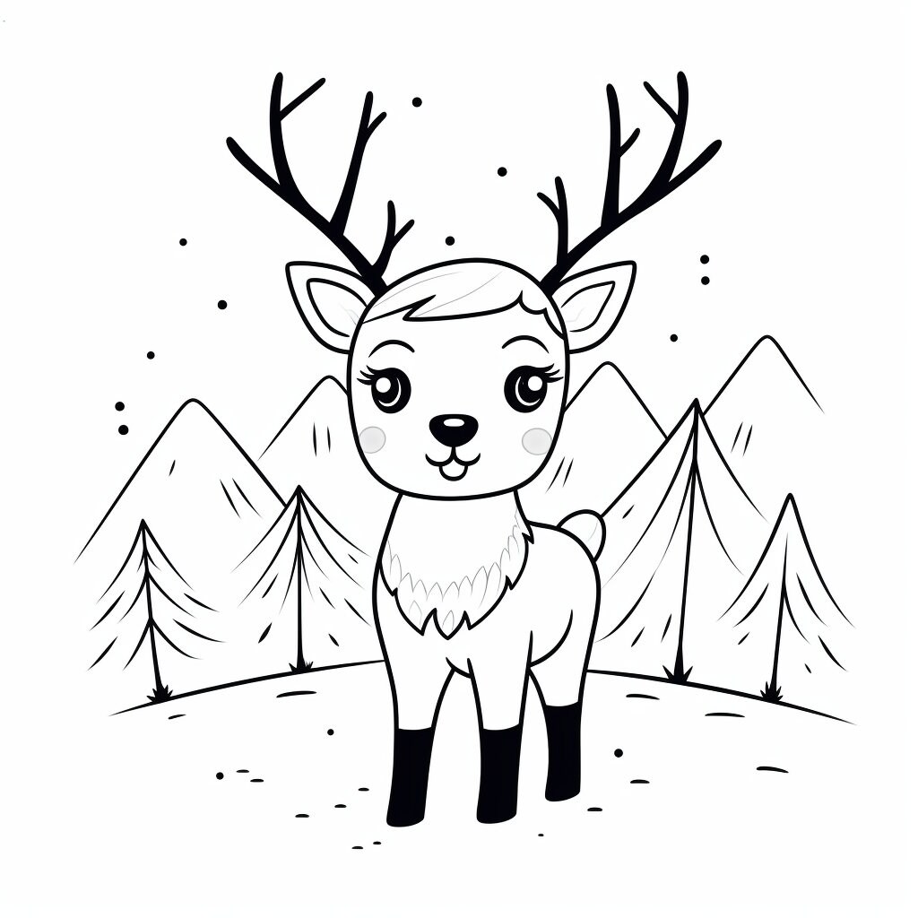 7 Christmas Coloring Pages for Kids Instant Digital Downloads Etsy