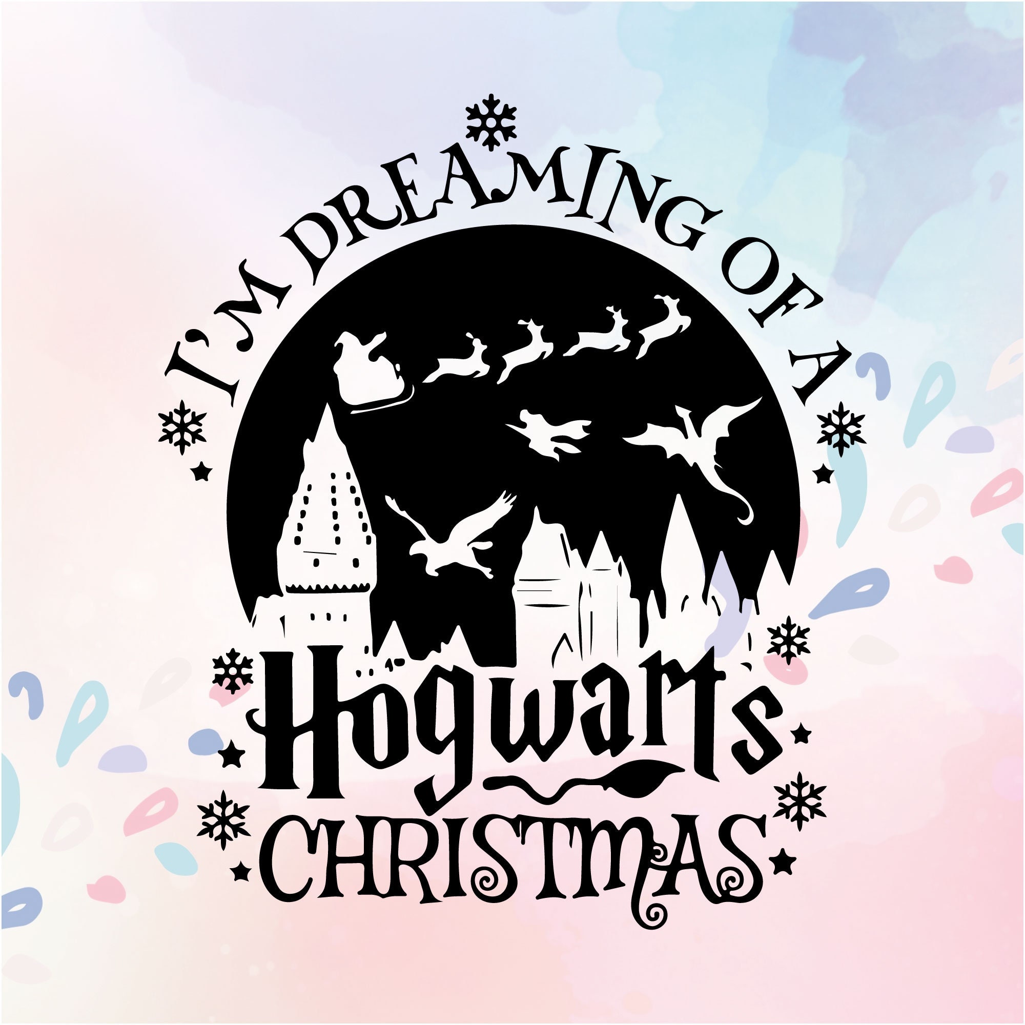 Harry Potter Series: I'm Dreaming of a Hogwarts Christmas Sticker