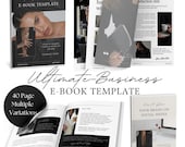 Editable eBook Template: Canva Design, 40-Page Business Guide (Digital Download)