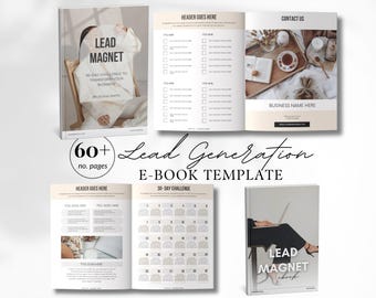 Lead Magnet Ebook Template Canva Workbook Template Client Guide for Coaches, Consultants & Freelancers