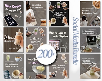 Social Media Manager Template Dark Aesthetic Canva Templates Social Media Marketing Portrait Instagram Post Templates Carousel Posts