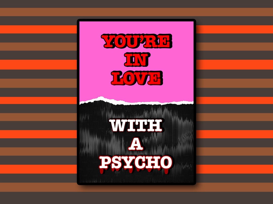 Kasabian You're in Love With A Psycho Unique Wall Art Poster - Etsy