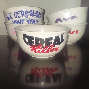 Personalized Cereal Bowl