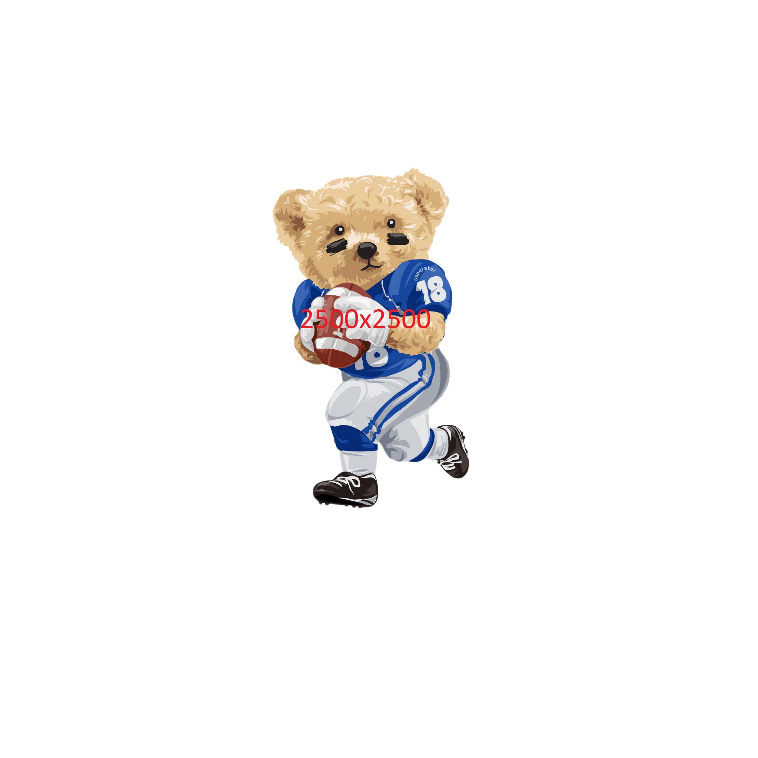 familiar × Bibiy. MASCOT BEAR 青 vtb-24357-11inchnewbackbybear-