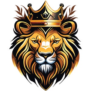 archivo png de león, león colorido, pata de león, rey de la jungla, corona de león, león genial, león lindo, depredadores, decoración de pared, impresión a color, rey león
