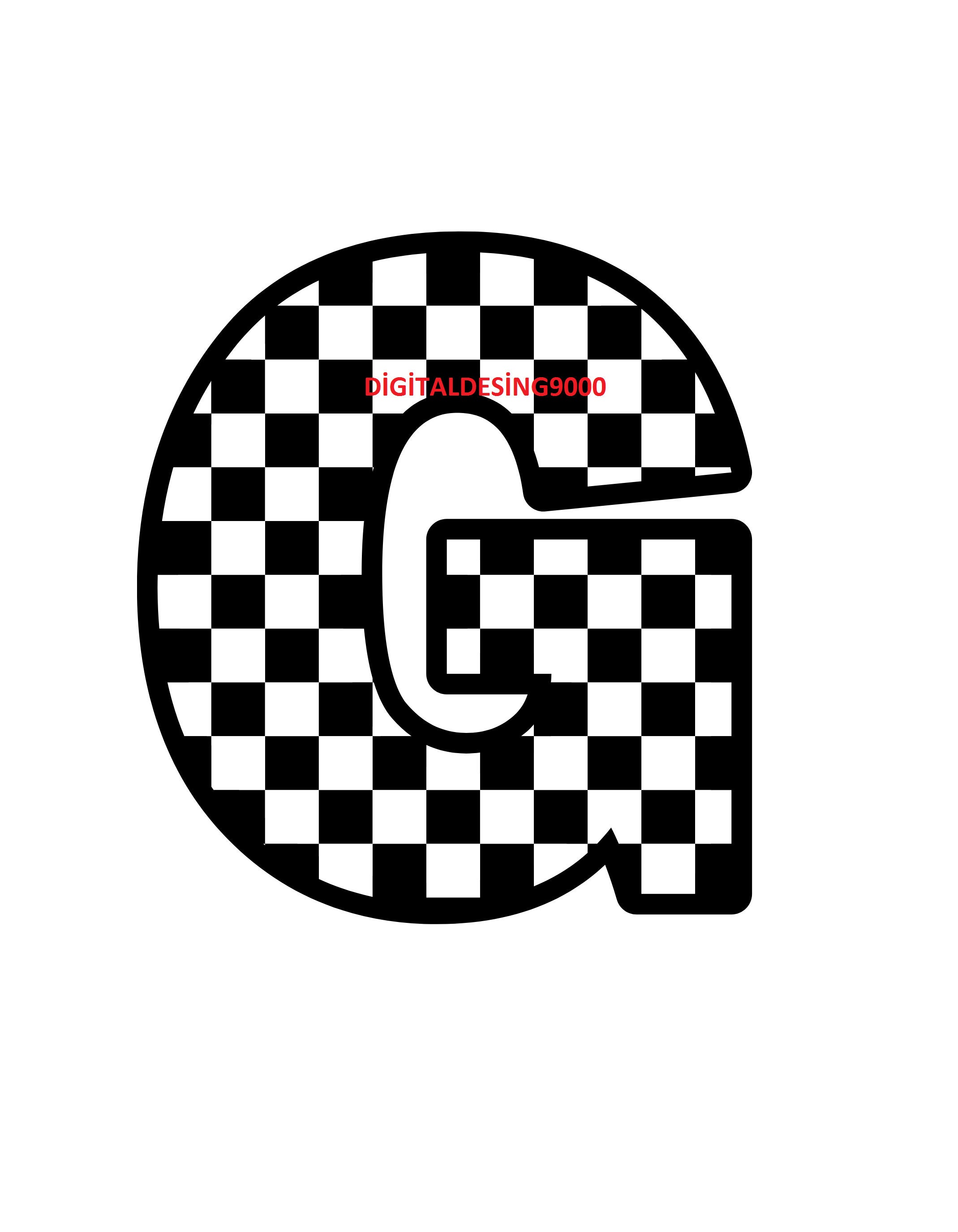 Letter R Checkered Racing Racing Checkered Alphabet and Numbers Svg Png Bundle,checkered Letters ...