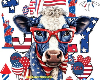 Västamerikansk höglandsko png, Amerika png, 4 juli png, västerländsk sublimering, amerikansk flagga png, USA png, amerikanska designer, frihet, gåva