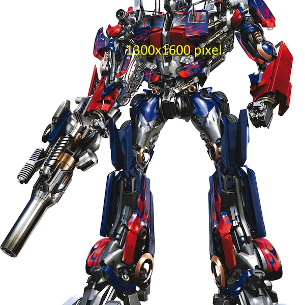 Optimus Prime png,robot leader,robot king,digital download,digital printing  brave leader Autobots, Transformers png, robot, robotics