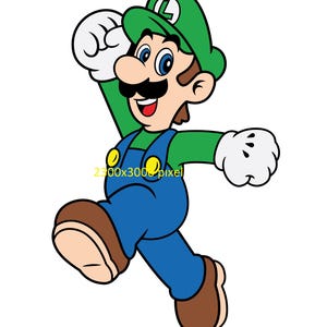 mario luigi png, Cute Super Mario Clipart, aniversário, download instantâneo, desenho animado, mario png, herói, cool mario openclipart, presente de aniversário, presente infantil,