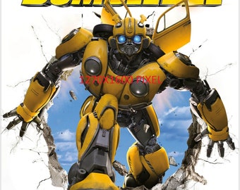 Bumblebee 1 JPG 1 PNG, Bumblebee,clipart, Bumblebee,Bumblebee 1 JPG, clip art, transformers, superhero, robot digital Download, yellow Robot